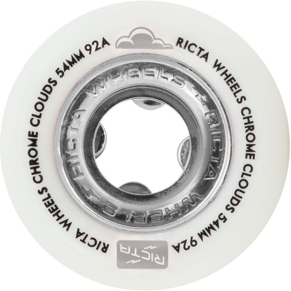 54MM CHROME CLOUDS WHEELS BLACK