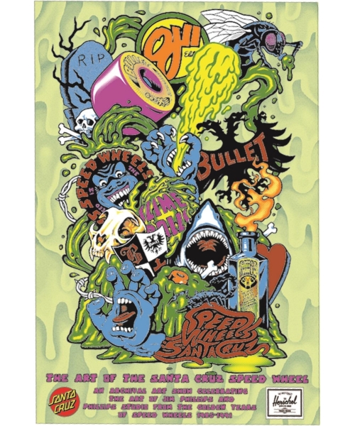 THE ART OF SPEED WHEELS POSTER