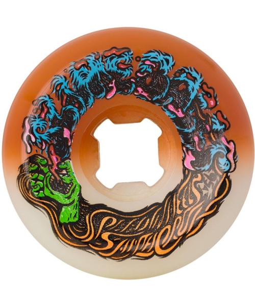 56MM HAIRBALLS 50-50 WHITE ORANGE 95A