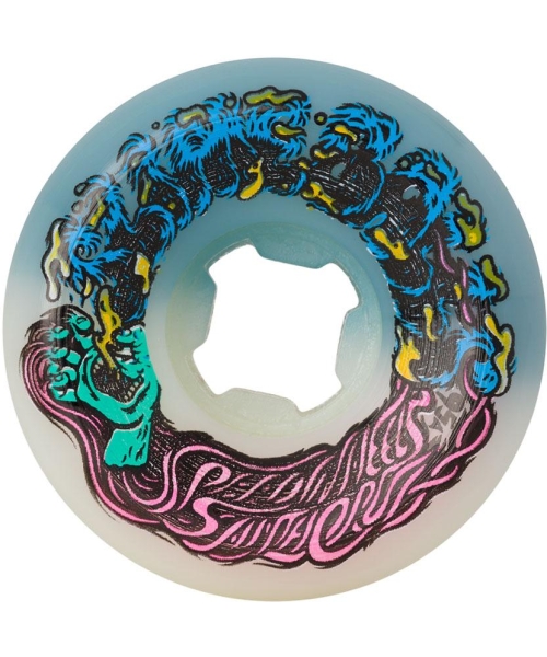 54MM HAIRBALLS 50-50 WHITE TEAL 95A