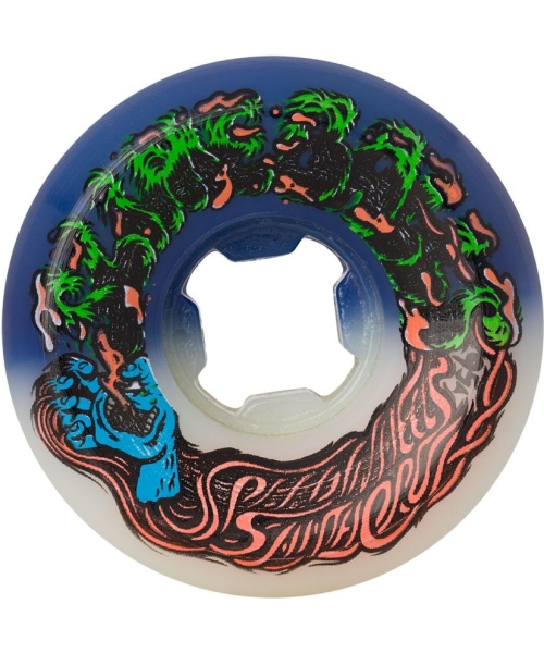53MM HAIRBALLS 50-50 WHITE BLUE 95A