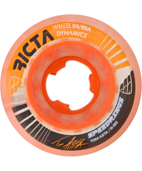 53MM ASTA SPEEDRINGS CLEAR ORANGE SLIM 95A