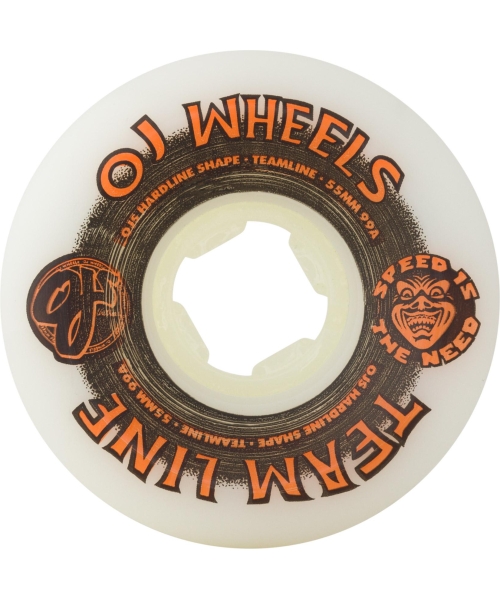 55MM TEAM LINE ORIGINAL WHITE BLACK/ORANGE HARDLINE 99A