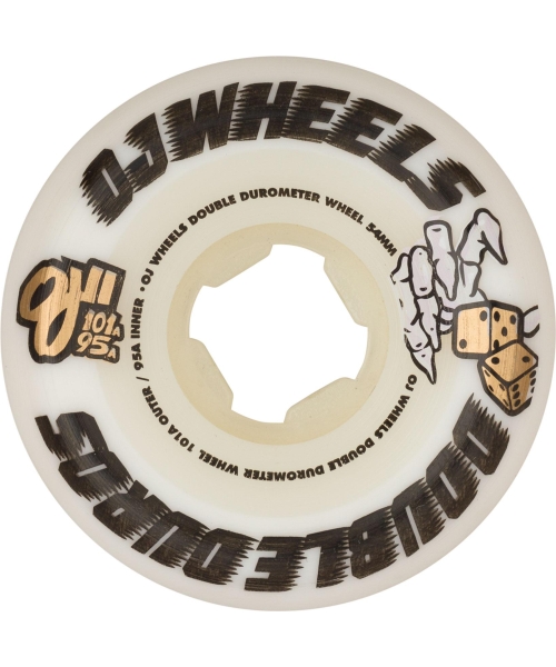 54MM  DOUBLE DURO WHITE  MINI COMBO 101A/95A