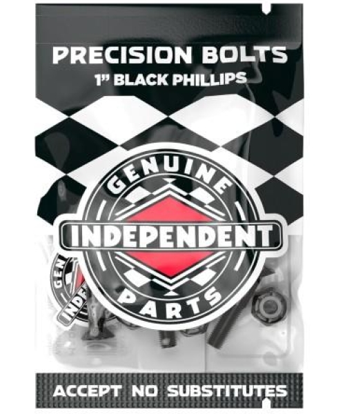 GENUINE PARTS PHILLIPS 1" BLACK 1 SET