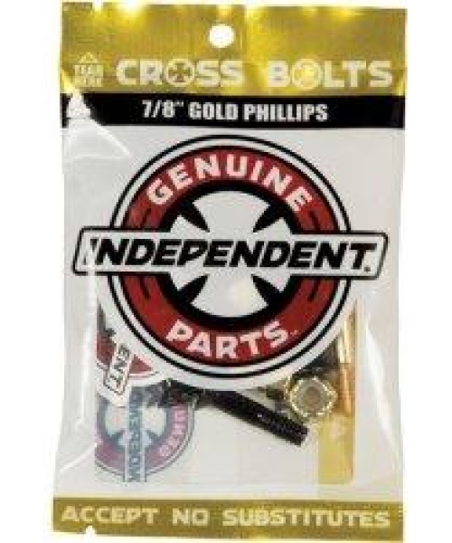 GENUINE PARTS PHILLIPS 7/8" BLACK/GOLD 1 SET