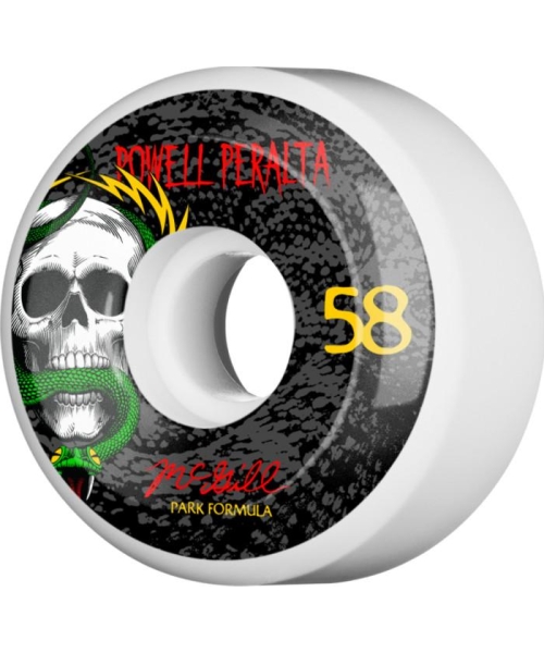 McGill Skull & Snake 58mm 103A White