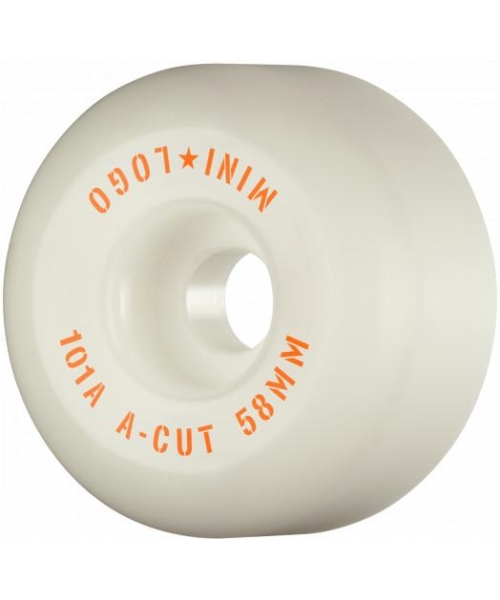58MM MINI-LOGO A-CUT 101A WHITE