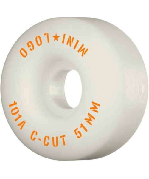 51MM MINI-LOGO C-CUT 101A WHITE