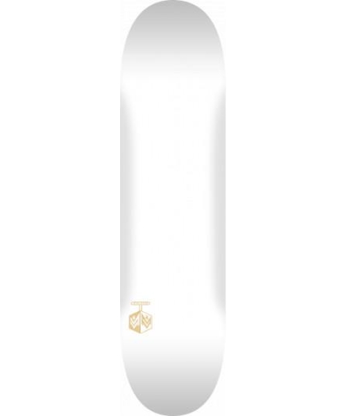 7.75 MAPLE CHEVRON DETONATOR SOLID WHITE