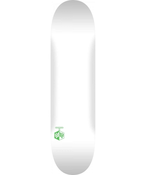 8.0 MINI-LOGO BIRCH CHEVRON DETONATOR 15" SOLID WHITE