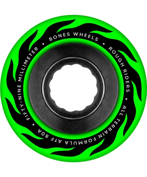 Rought Riders Eternal Flame 59mm 80A Green