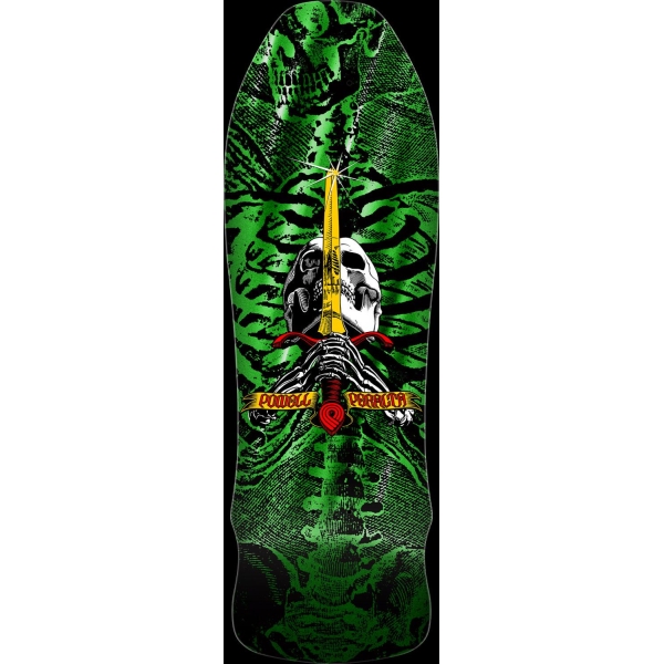 Geegah   Skull & Sword '08'   9.75"   Green Foil  *JAN ETA