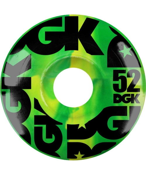 52GREEN SWIRL FORMULA WHEELS