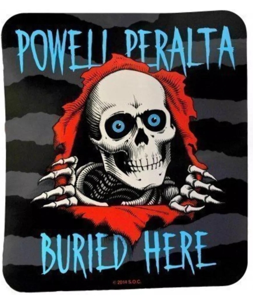 STICKER RIPPER BURIED HERE 20 X 23 CM