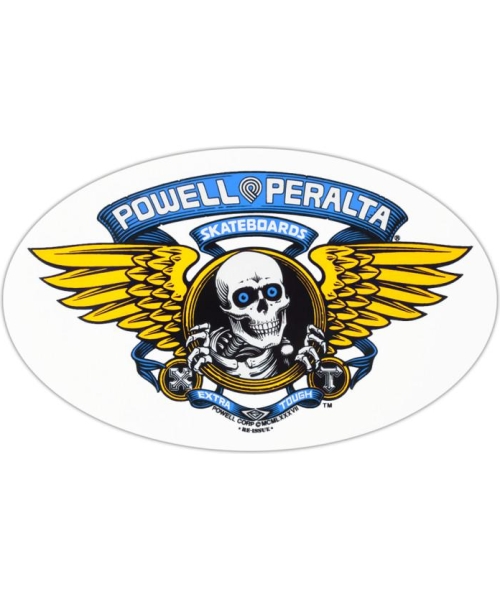 STICKER WINGED RIPPER OG BLUE 6.5"